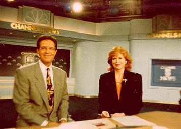 Carol Marin and Ron Magers in Studio E