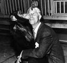 Marlin Perkins and chimp