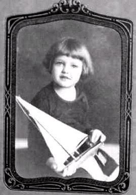 Mary Hartline at age five